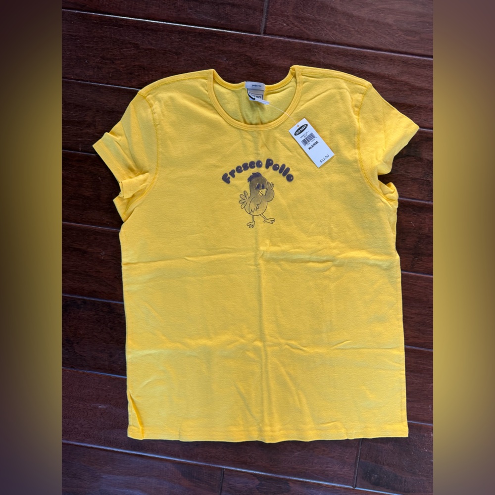 Old Navy Yellow Short Sleeve Tee